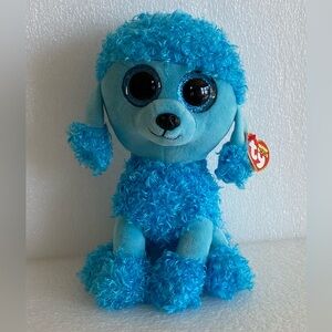 Ty Beanie Boos MANDY The Blue Poodle Plush
Toy Dog with Glittery Eyes 9 In w/Tag